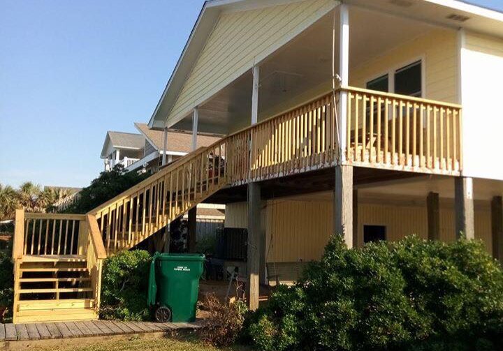 Deck and handrails - June 9, 2018